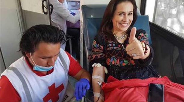 El personal de la Cruz Roja estará en los exteriores de radio Canela. Foto: cortesía